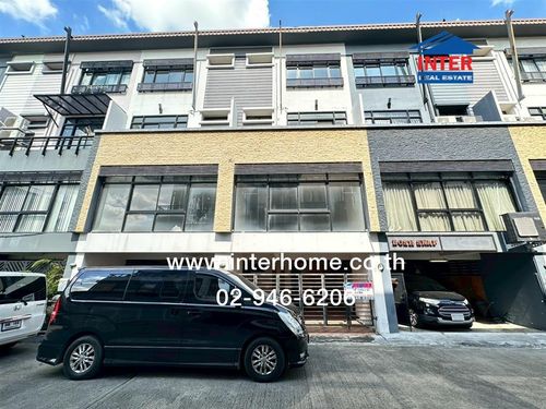Townhouse, 3 floors, 19.6 sq m. Townhouse, Soi Chaengwattana-Pak Kret 32, Chaengwattana Road, Chaiyaphruek Road, Pak Kret, Nonthaburi.