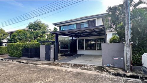 73.2ตรว 4นอน3น้ำ บ้านเดี่ยว 2 ชั้น มัณฑนา ศรีนครินทร์ บางนา ใกล้ตลาดหนามแดง