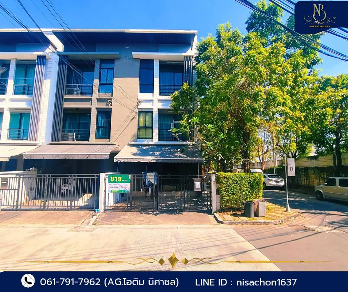 For rent, Baan Klang Muang Rama 9–Ramkhamhaeng Corner townhome There is a garden next to the house, 29 sq m. ✨ #Ramkhamhaeng 39 #Town in Town #Pracha Uthit #Sriwara For rent, Baan Klang Muang Rama 9–Ramkhamhaeng Corner townhome There is a garden next to the house, 29 sq m. ✨ #Ramkhamhaeng 39 #Town in Town #Pracha Uthit #Sriwara