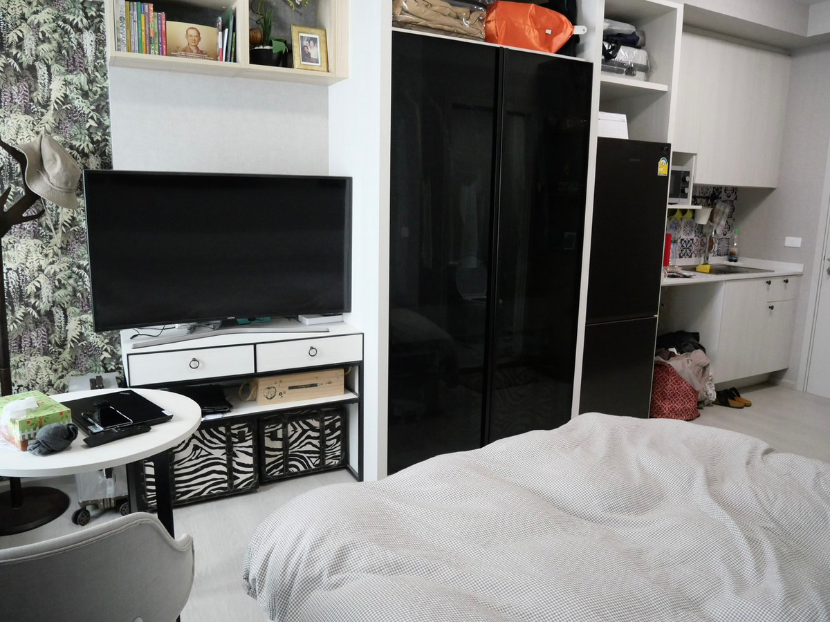 For sale/rent, condo with Chao Phraya River view, studio room 23 sq m., convenient travel, near the Blue Line, Bang Pho Station, ready to move in, 1.9 million baht, rent 8500 /month. – รูปที่ 2
