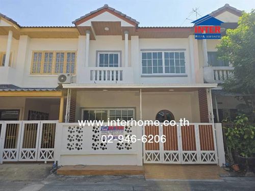 ทาวน์เฮ้าส์ 2 ชั้น 20 ตร.ว. หมู่บ้านวรารักษ์ รามอินทรา ใกล้หมู่บ้านมโนรมย์เพลส2 ซอยเลียบคลองสอง27 ถนนเลียบคลองสอง ถนนหทัยราษฏร์ เขตมีนบุรี กรุงเทพมหานคร