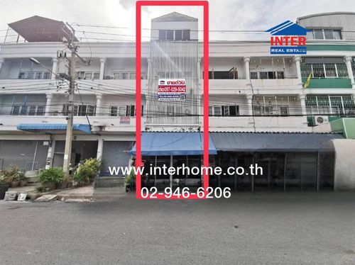 Commercial building, 3 floors, 18 sq m, Bang Yai City Village. Near Bang Yai City Market Soi Bang Yai City Soi 10/13 Kanchanaphisek Road Chan Thong Iam Road, Bang Yai, Nonthaburi