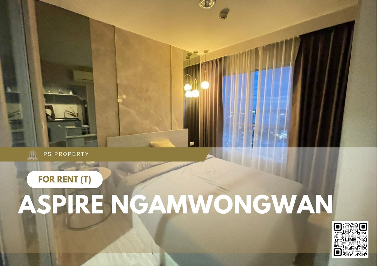 For rent 📍 Aspire Ngamwongwan 📍 Fully furnished with appliances. Near The Mall Ngamwongwan. For rent 📍 Aspire Ngamwongwan 📍 Fully furnished with appliances. Near The Mall Ngamwongwan.