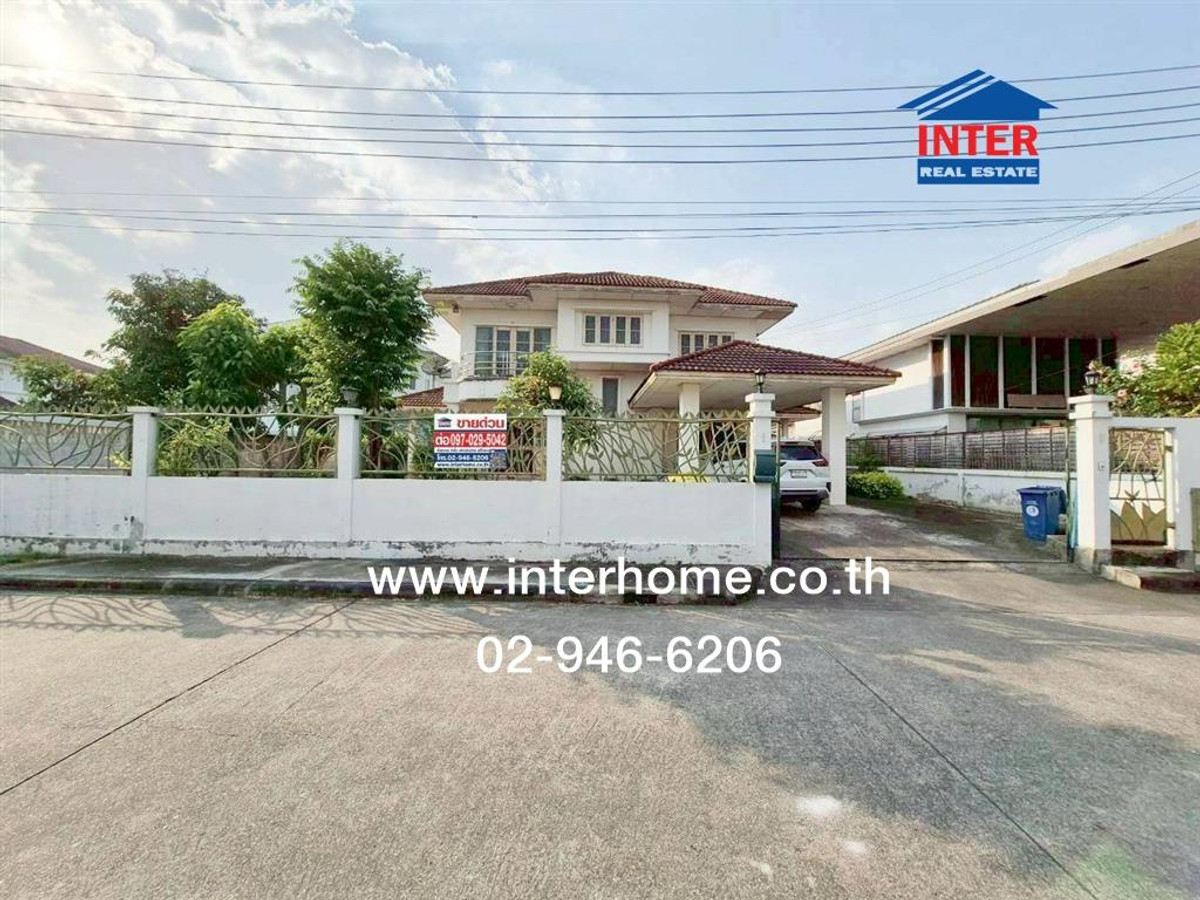 บ้านเดี่ยว 2 ชั้น 104 ตร.ว. หมู่บ้าน โชคประชาวิลล่า ใกล้เมืองทองธานี ศูนย์ราชการแจ้งวัฒนะ ถนนแจ้งวัฒนะ ถนนประชาชื่น ปากเกร็ด นนทบุรี – รูปที่ 3