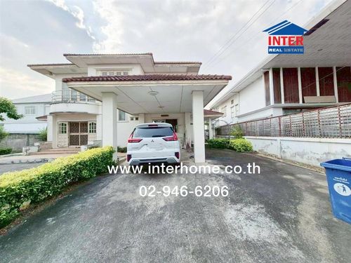 บ้านเดี่ยว 2 ชั้น 104 ตร.ว. หมู่บ้าน โชคประชาวิลล่า ใกล้เมืองทองธานี ศูนย์ราชการแจ้งวัฒนะ ถนนแจ้งวัฒนะ ถนนประชาชื่น ปากเกร็ด นนทบุรี