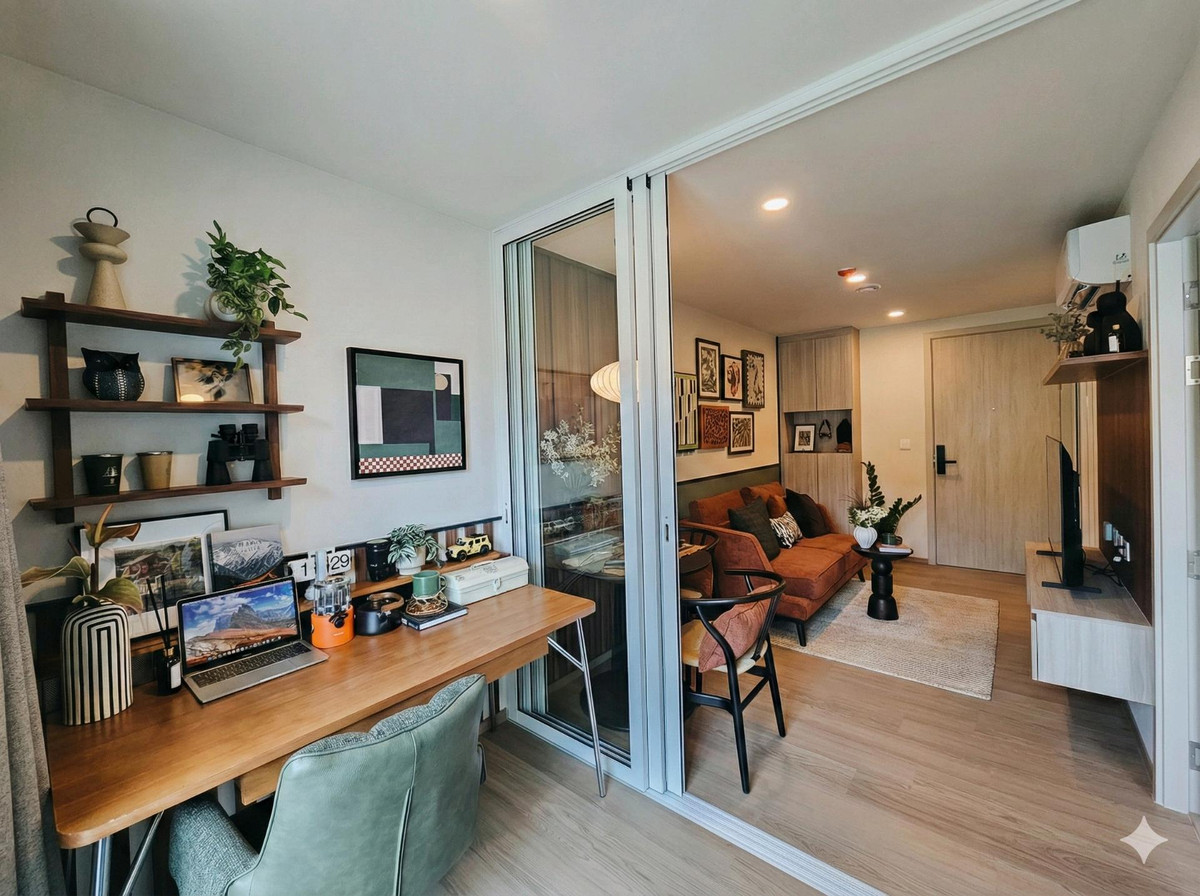 🔥 หลุดจอง! 1 Bed Plus 34.5 ตร.ม. @The Origin พหล 57 ห้องใหญ่ ฟังก์ชัน 2 ห้องนอน ในราคาสุดคุ้ม! 💸 – รูปที่ 3