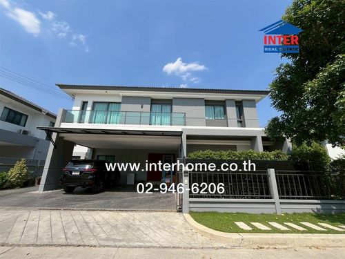 บ้านเดี่ยว 2 ชั้น 117 ตร.ว. หมู่บ้านเดอะเซนโทร ทวีวัฒนา โครงการ1 ถนนทวีวัฒนา ถนนเพชรเกษม เขตหนองแขม กรุงเทพมหานคร