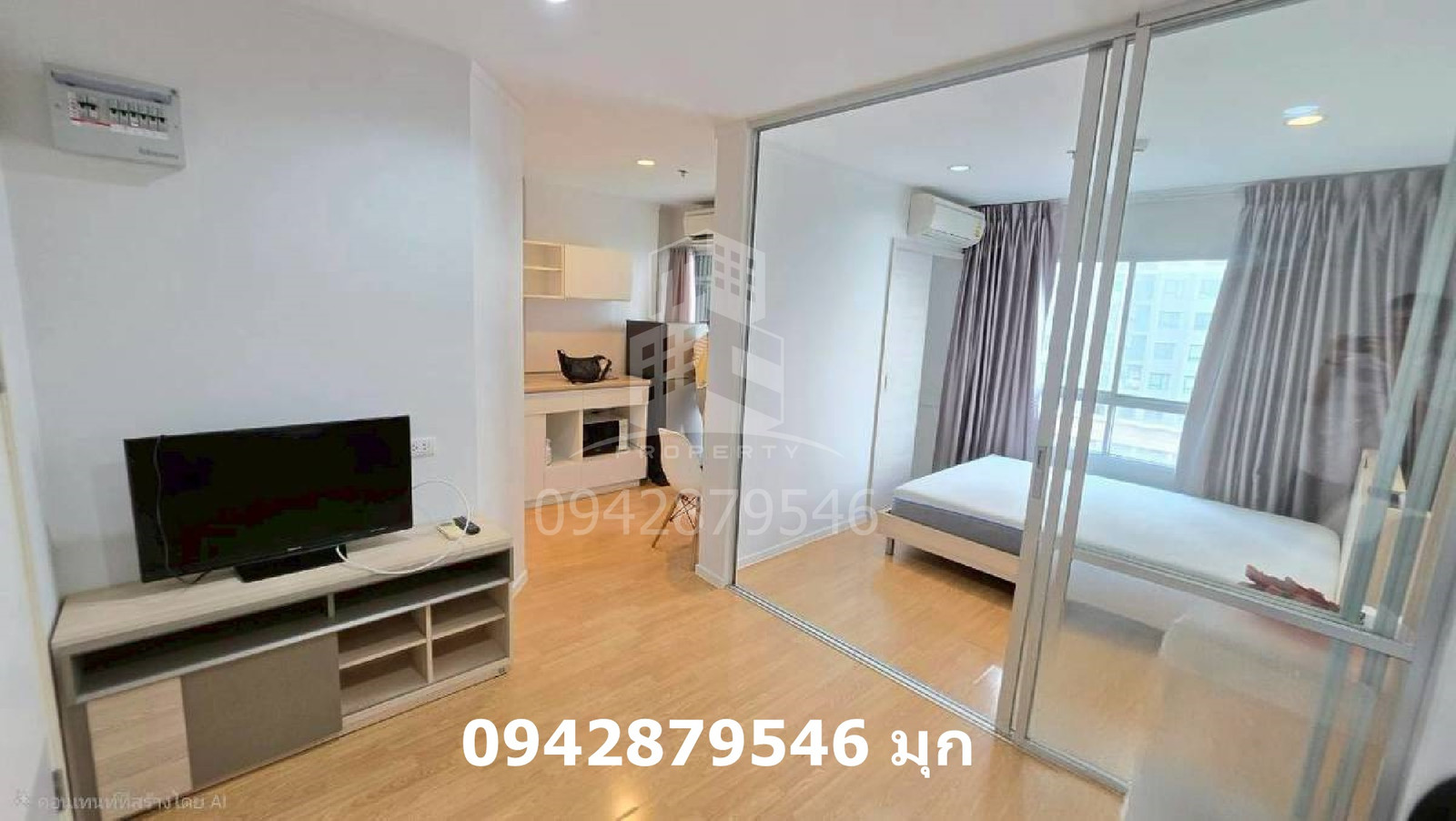 For rent LPN CONDO PLACE Hua Mak Station 1 Bed 26 sq m, 12th floor, Building B. For rent LPN CONDO PLACE Hua Mak Station 1 Bed 26 sq m, 12th floor, Building B.