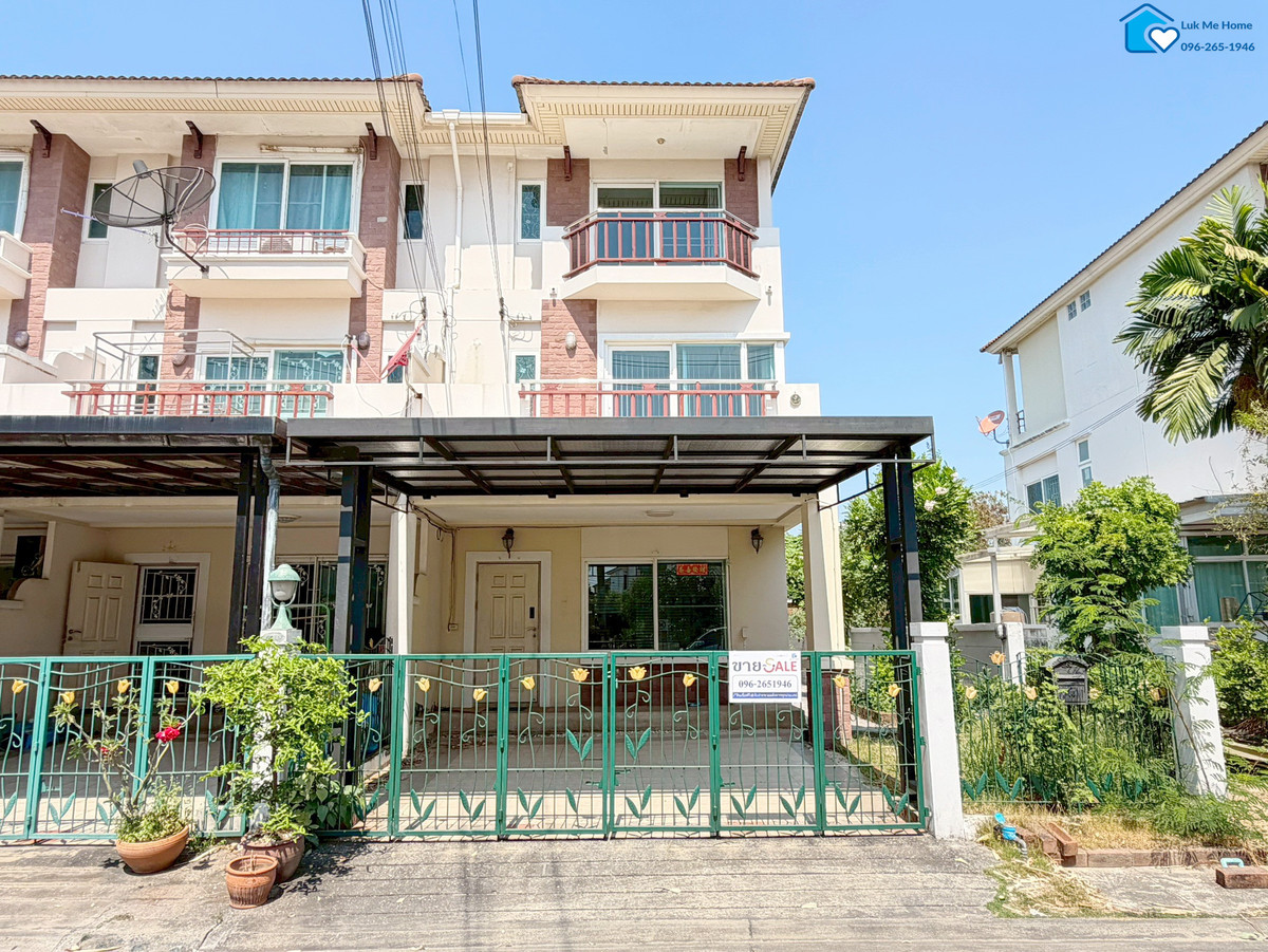 3-storey townhome, Supalai Parkville Village, Ramindra 23 #behind the edge #has space on the side #good location 3-storey townhome, Supalai Parkville Village, Ramindra 23 #behind the edge #has space on the side #good location