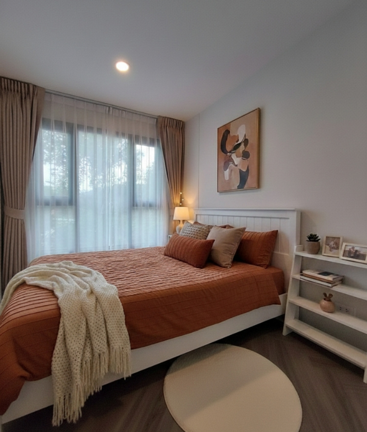 🩺 Condo for rent near Siriraj Hospital, only 2 minutes | Corner room, 2 bedrooms, large size, garden view, suitable for doctors. medical personnel And those who want a quiet place to stay near the hospital, corner room, 2nd floor, size 60.88 sq m, 2 bedro