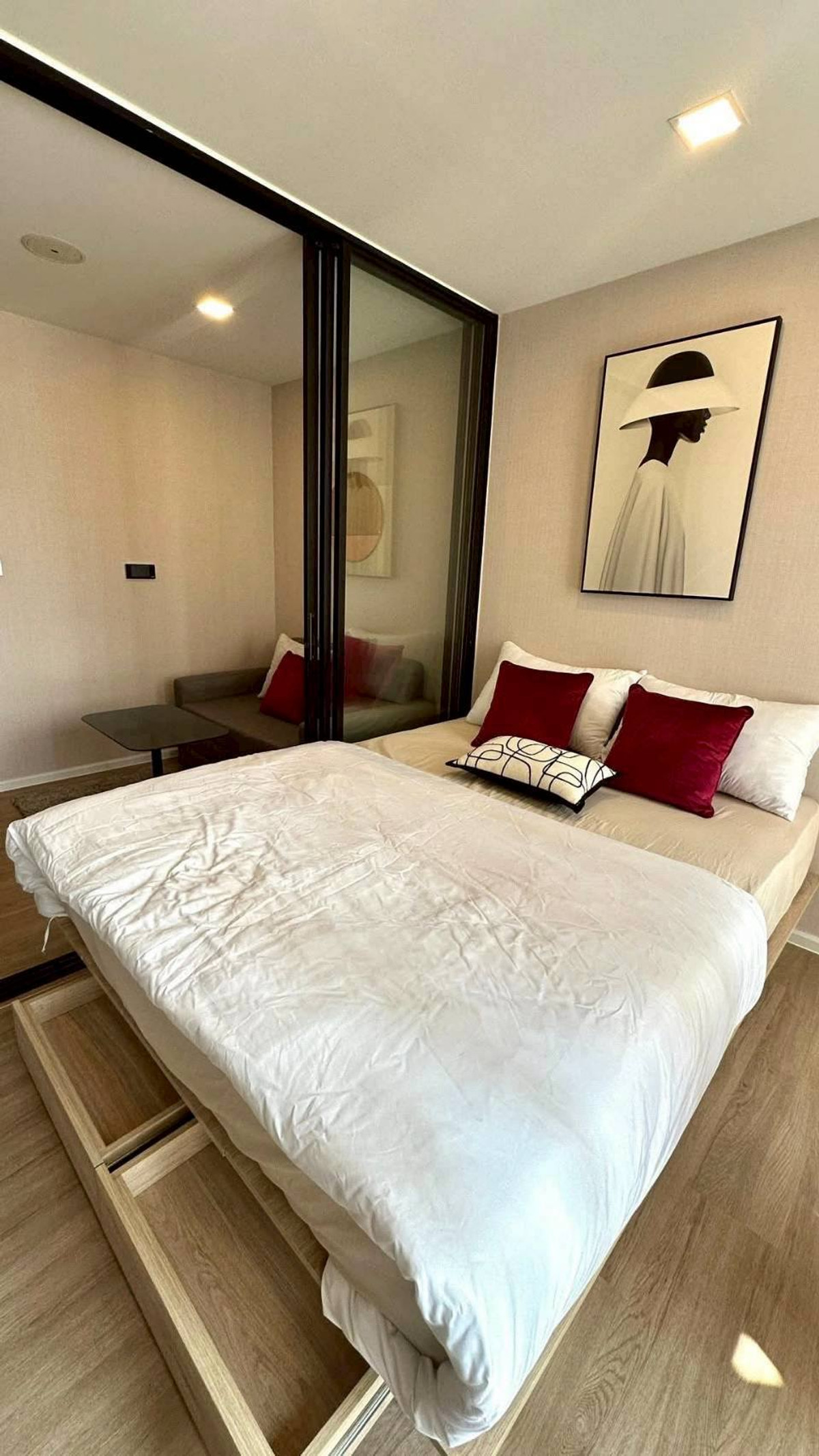 For Rent :  Atmoz รัชดา–ห้วยขวาง1ห้องนอน 1ห้องน้ำ ห้องสวย เฟอร์นิเจอร์ครบ พร้อมเข้าอยู่ – รูปที่ 3
