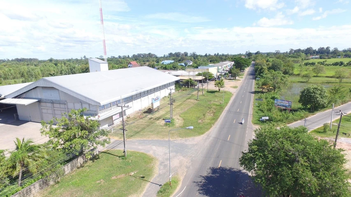 📣 Announcement for sale of land with warehouse, good location, Phanom Phrai District, Roi Et Province. – รูปที่ 2