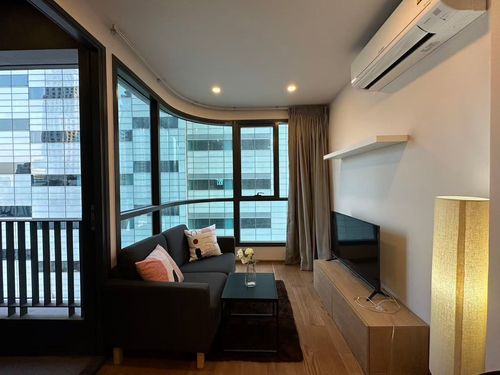 🟦🟩 [For Rent] Q Chidlom–Phetchaburi | 1BR 35 sq.m | 12A Floor | 20,000 THB/Month | Ref: T2166 | LINE: @323gqmho 🟩🟦