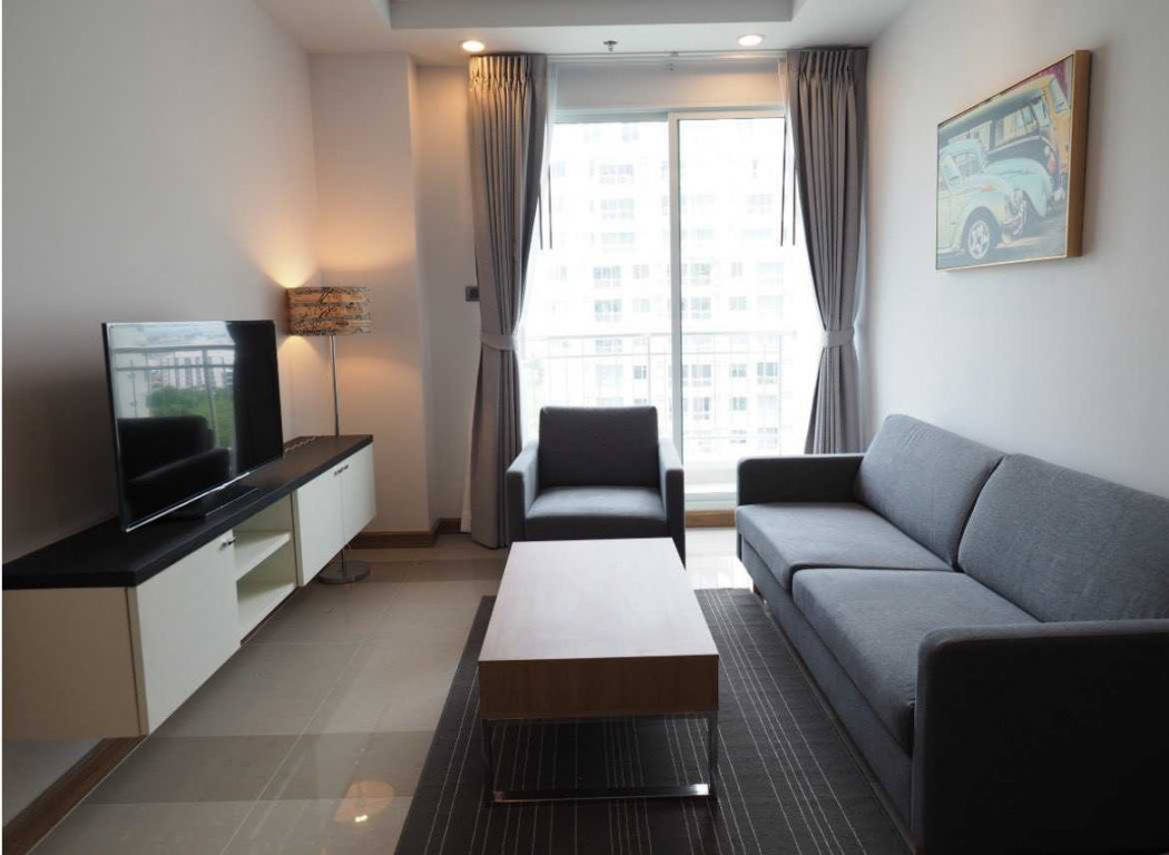 Condo for rent, Supalai Wellington, 48 sq m, near MRT Rama 9.