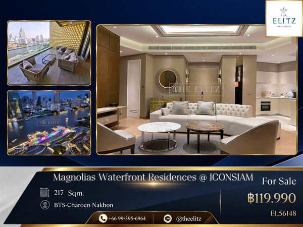 ✨ Rare Butterfly Position | Unfurnished Living with stunning River View & Exceptional Chao Phraya Waterfront ✨ 