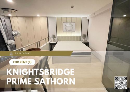 ให้เช่า 📍 Knightsbridge Prime Sathorn 📍 เฟอร์นิเจอร์ และ เครื่องใช้ไฟฟ้าครบ ใกล้ BTS ช่องนนทรี