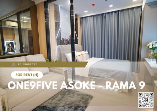 ให้เช่า 📍 One9Five Asoke - Rama 9 📍 เฟอร์นิเจอร์ และ เครื่องใช้ไฟฟ้าครบ ใกล้ MRT พระราม 9