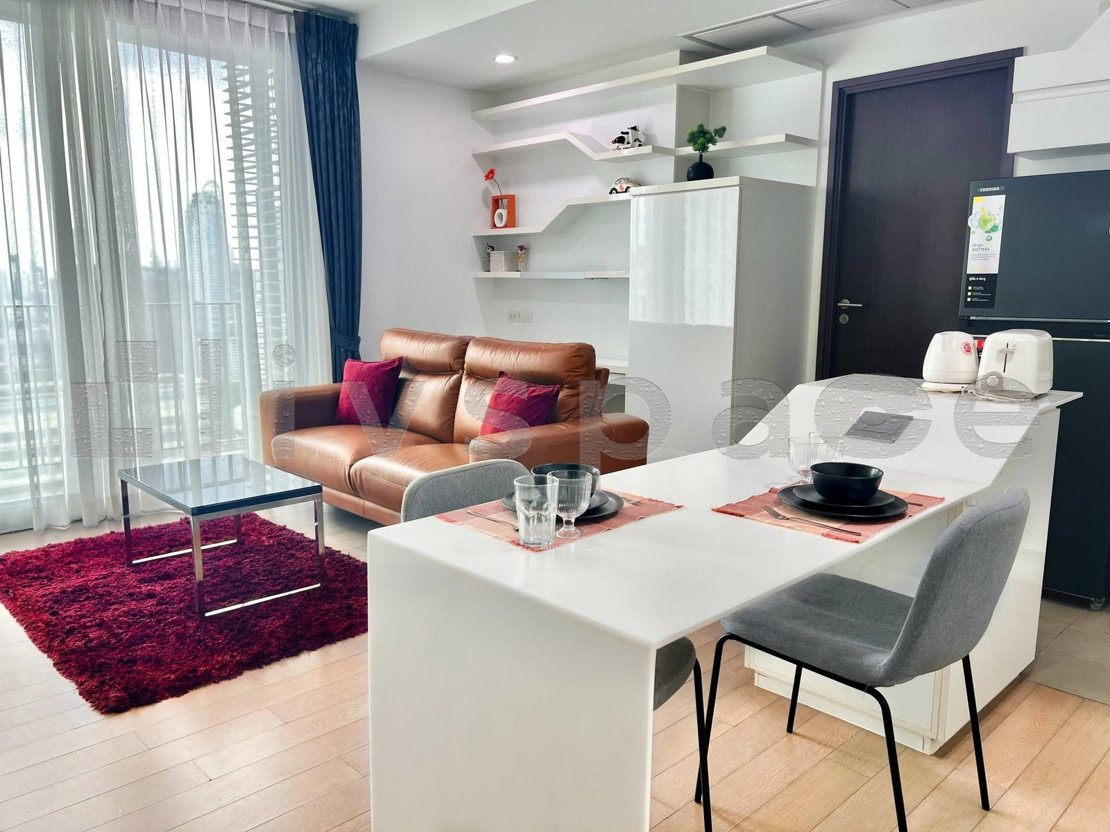 ▚ L0RC4Pツ FOR RENT: Pyne By Sansiri 1 Bed 46sqm 0m From BTS Ratchathewi Rare Unit Ready to Move In✨