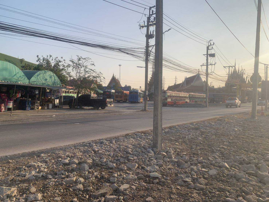Land for sale, purple zone (industrial/commercial), 10 rai, located on Kuu Saeng Pracha Uthit Road. – รูปที่ 4