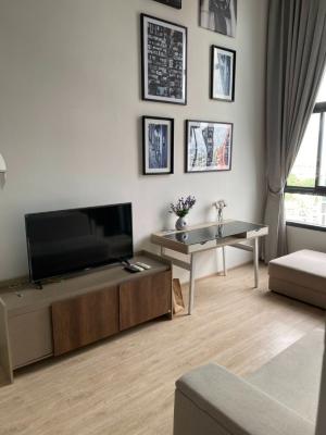 🔥For Rent Now🔥 Ideo New Rama 9. High ceilings, spacious, beautiful view, fully furnished, ready to move in. Near MRT Rama 9.