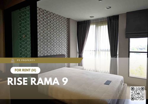 ให้เช่า 📍 Rise Rama 9 📍 เฟอร์นิเจอร์ และ เครื่องใช้ไฟฟ้าครบ ใกล้ ARL รามคำแหงที่สุด 