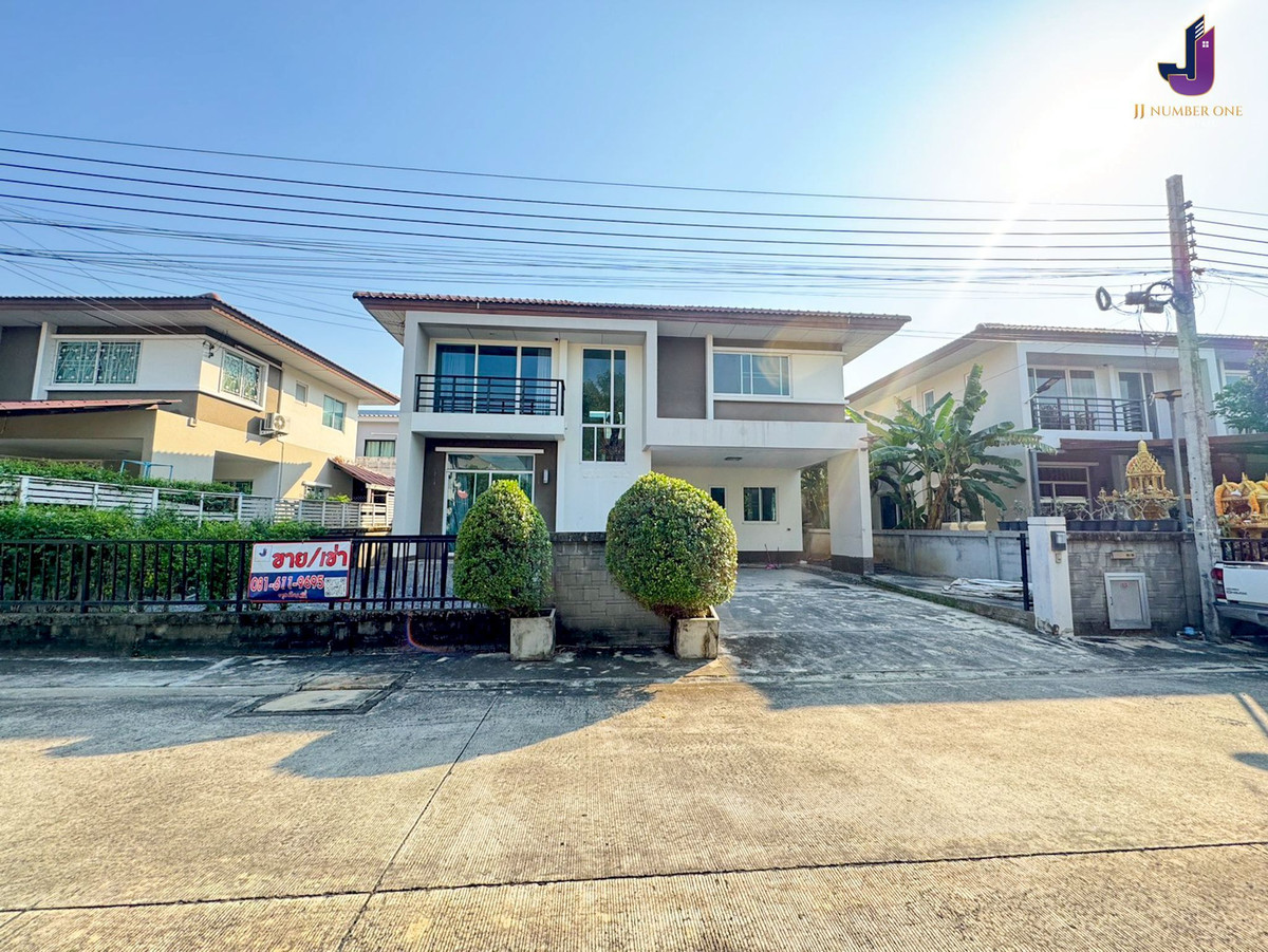 2-story detached house for sale, Casa Premium, On Nut-Wongwaen, near the city, price 7.5 million baht, property code JJ-H227📌
