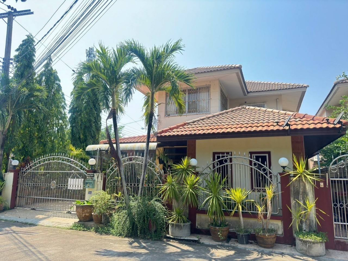 (Code SM1738) House for sale, Baan puntiya suwinthawong project: Baan Puntiya Suwinthawong, near MRT Minburi.