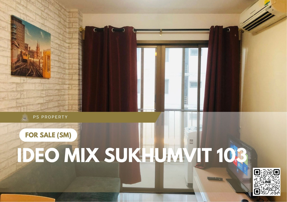Urgent Sale 📍 IDEO Mix Sukhumvit 103 📍 Near True Digital Park and BTS Udom Suk Station.