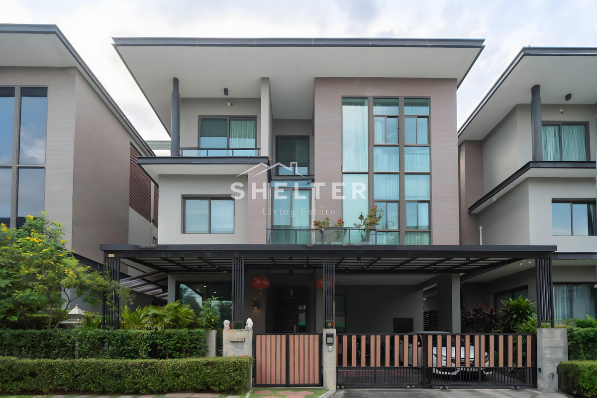 Modern Luxury Home, 3 floors, immediately connected to the expressway. Ready to travel to Ekkamai-Thonglor 🚘 Modern Luxury Home, 3 floors, immediately connected to the expressway. Ready to travel to Ekkamai-Thonglor 🚘
