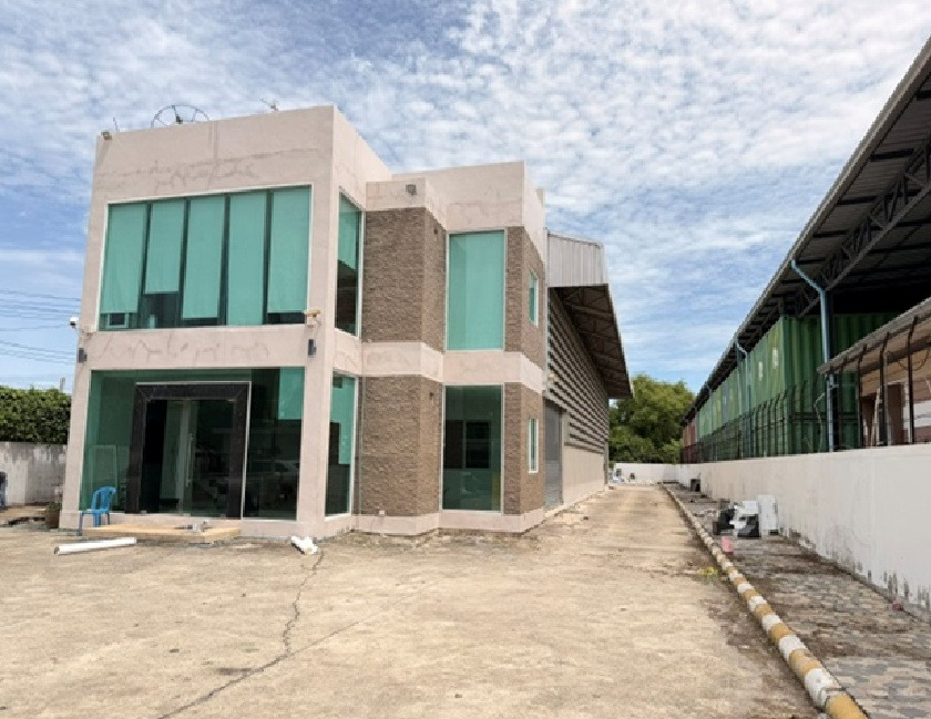 For Rent ให้เช่าโกดังพร้อมสำนักงาน พื้นที่ดิน 1 ไร่ / พื้นที่ใช้สอย 432 ตารางเมตร / ทำเล บางบัวทอง / ซอยการไฟฟ้าบางบัวทอง / รถเทรลเลอร์ เข้าออกได้ – รูปที่ 4
