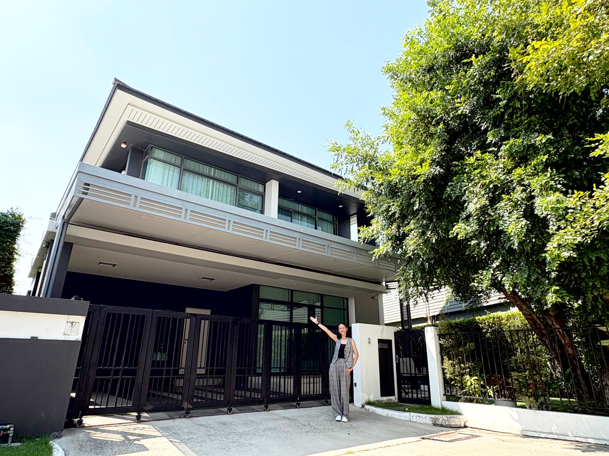 บ้านหลังมุม พร้อมอยู่ สภาพกริบ เศรษฐสิริ กรุงเทพกรีฑา บ้านเดี่ยวดีไซน์สวยจากแสนสิริ บนทำเลศักยภาพที่ใครๆ ก็ต้องการ