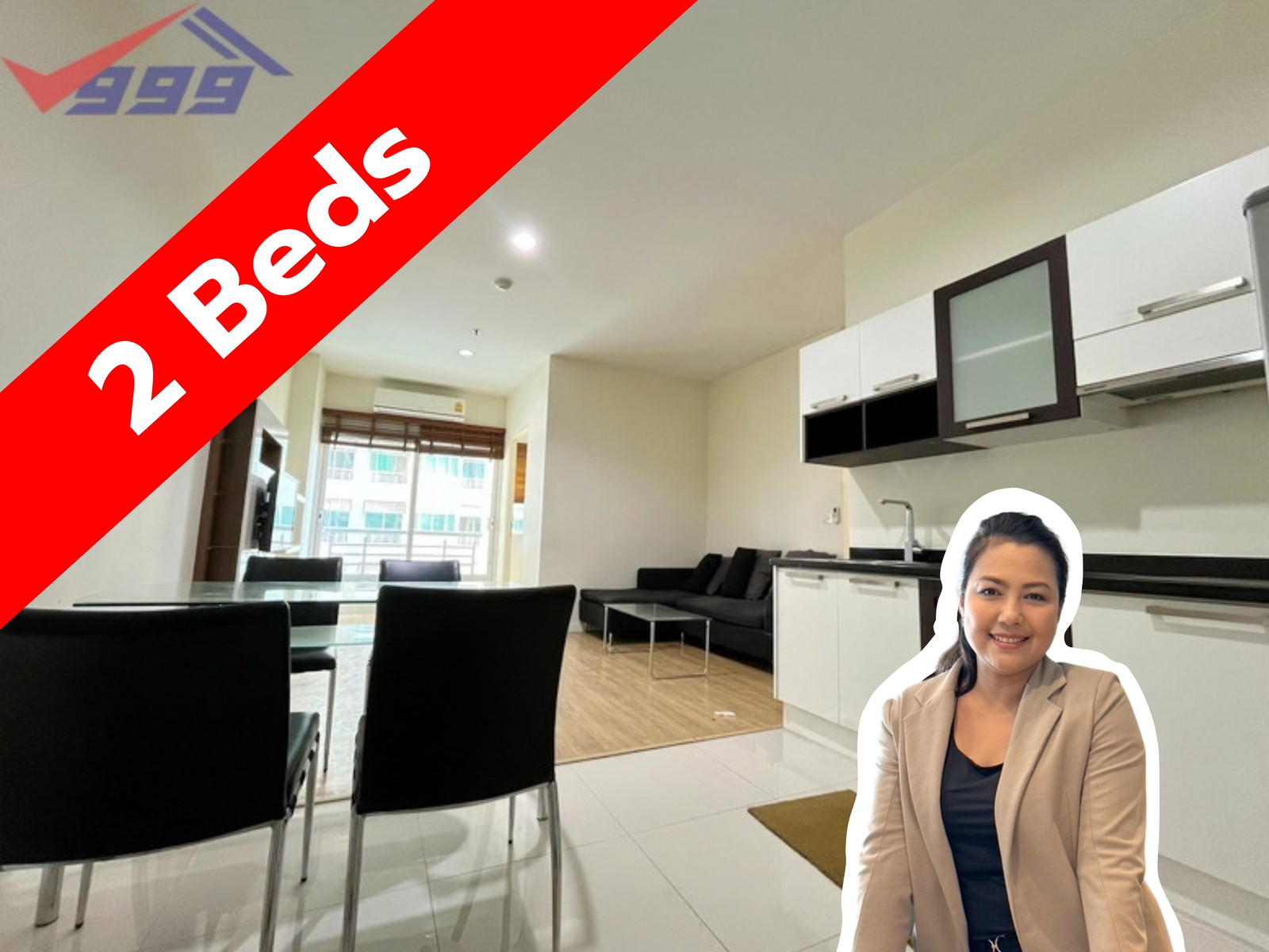 ให้เช่าคอนโด The Fourwings Residence | 2 ห้องนอน 68 ตร.ม. REF. F19911