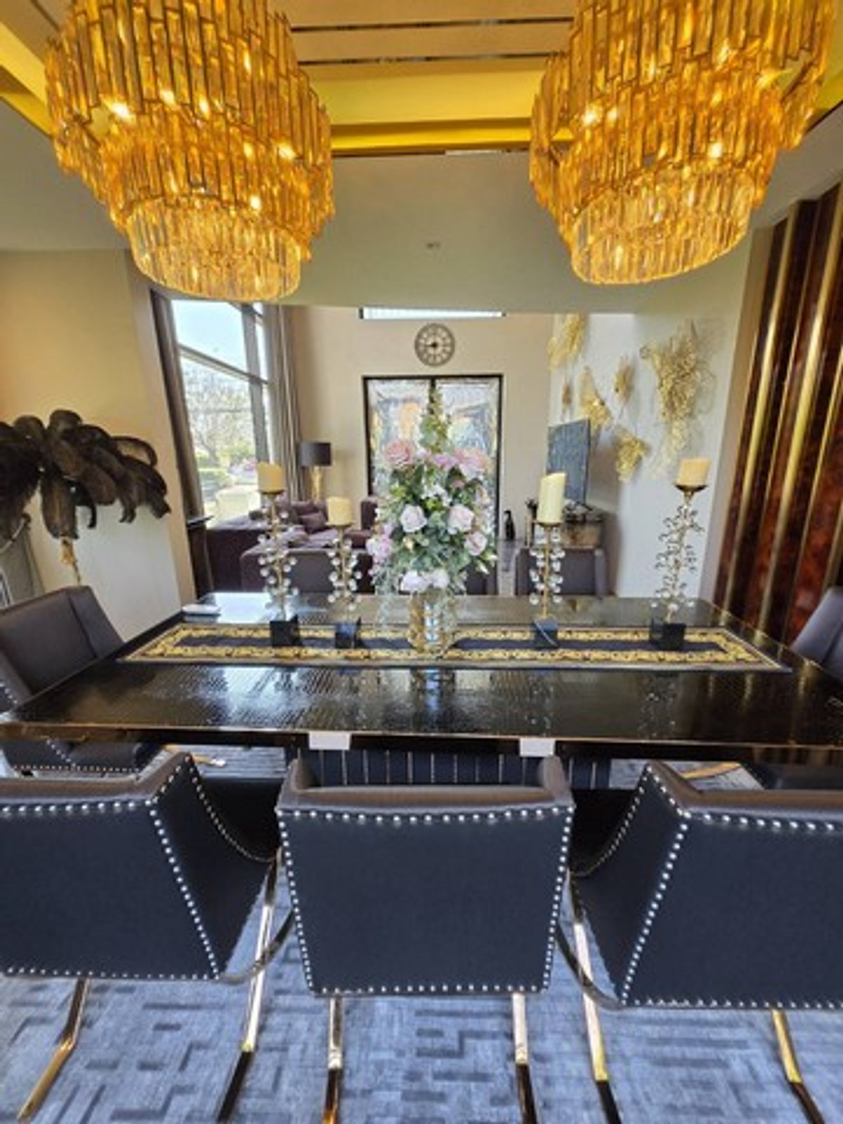 🏘️ขายบ้านเดี่ยว ใกล้สนามบินเชียงใหม่ เฟอร์นิเจอร์ของ Versace | มีสนามกอล์ฟในบ้าน/สวนอังกฤษหลังบ้านพร้อมน้ำพุ  | ใกล้สนามบินเชียงใหม่  | สนใจ@sacondo – รูปที่ 4