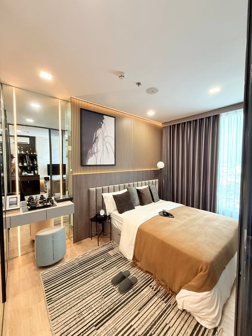 🔥 Condo for sale next to Ramkhamhaeng University, first hand, good quality, packed with electrical appliances! ⭐ Buy now and receive a voucher worth 30,000 baht until 15 February 2026.
