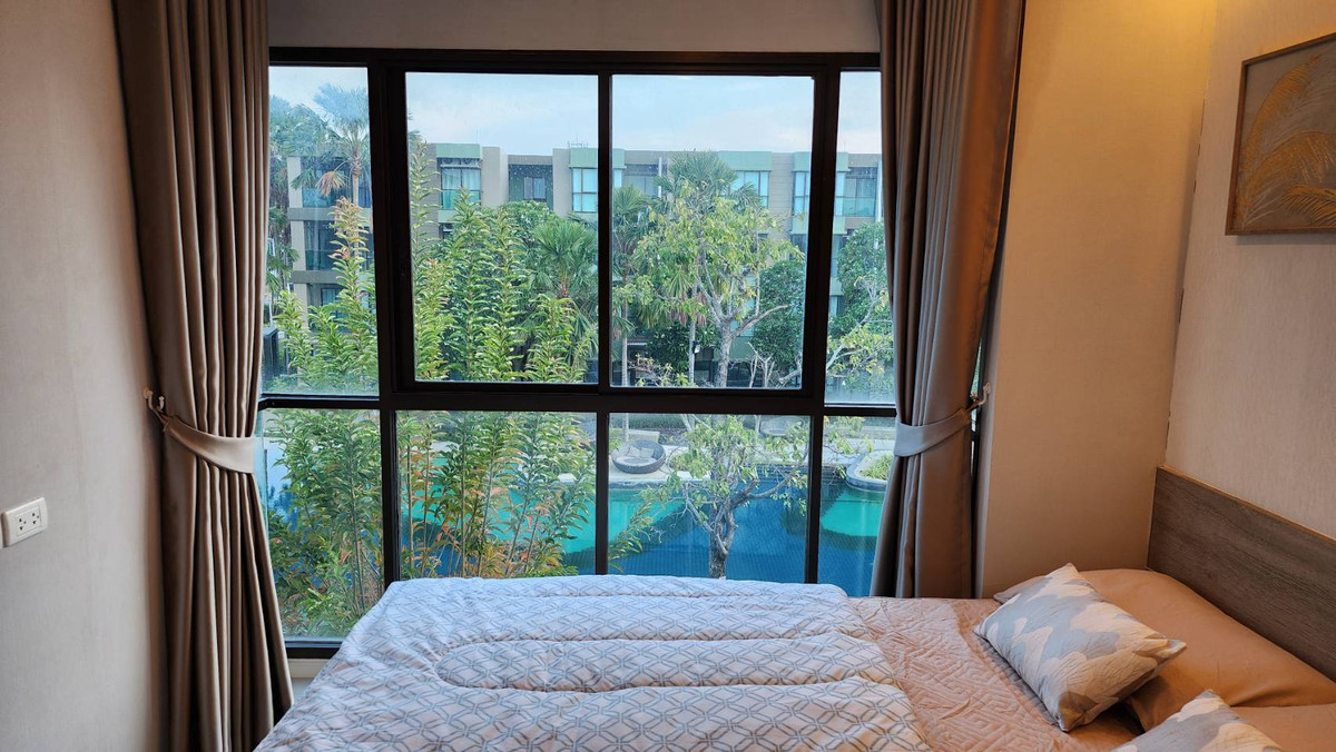 Condo for rent, Lumpini Park Beach Cha-am, size 28 square meters, fully furnished, ready to move in. Next to a large swimming pool – รูปที่ 2