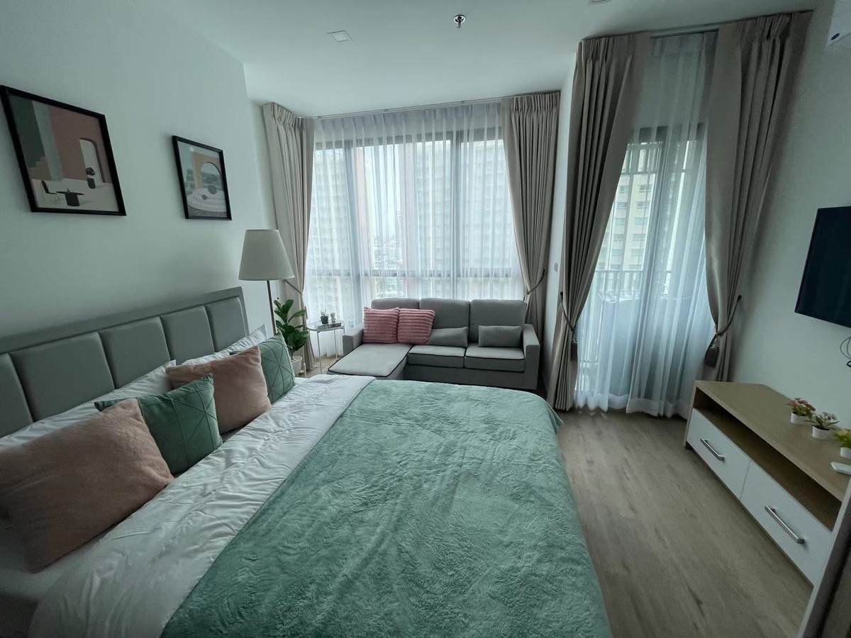 For Rent : เดอะริช พระราม9 ศรีนครินทร์  1ห้องนอน 1ห้องน้ำ ห้องสวย เฟอร์นิเจอร์ครบ พร้อมเข้าอยู่