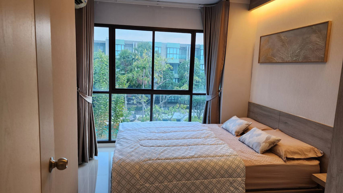 Condo for rent, Lumpini Park Beach Cha-am, size 28 square meters, fully furnished, ready to move in. Next to a large swimming pool