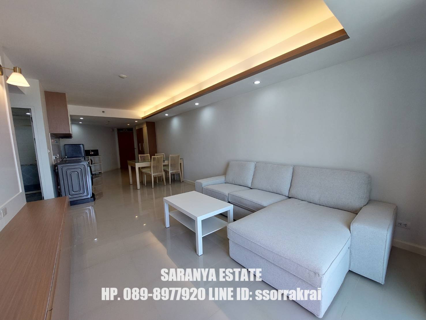 Condo for rent Supalai Phahonyothin 21, next to BTS Phahonyothin 24/The Central Phahonyothin, size 87 sq m, 2 bedrooms, 2 bathrooms, rent 25,000 baht, Agent Saranya 0898977920, Line ID ssorrakrai