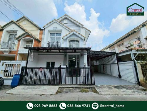 Townhouse for rent, Baan Warangkun, Rangsit, Khlong 3, newly renovated, cheap price.