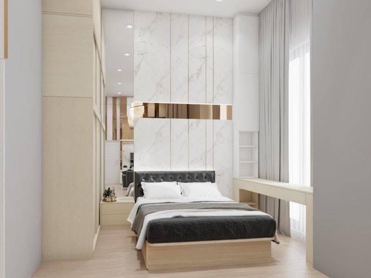 For rent: Noble Revolve Ratchada 1, luxurious penthouse, top floor, unblocked panoramic view. Quiet and private RW007587 – รูปที่ 4