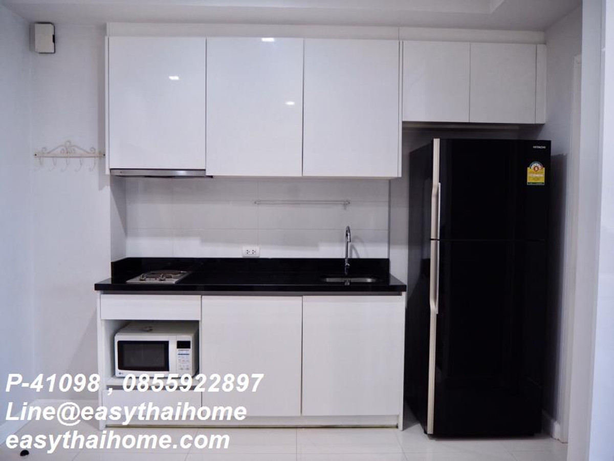 P-41098 🔥 ห้องสวย ขายพร้อมเฟอร์ครบ + เครื่องใช้ไฟฟ้าแน่นๆ Digital Door Lock พร้อมอยู่ The Bloom Sukhumvit 71 ใกล้ BTS พระโขนง Line@easythaihome 085-592-2897  – รูปที่ 4