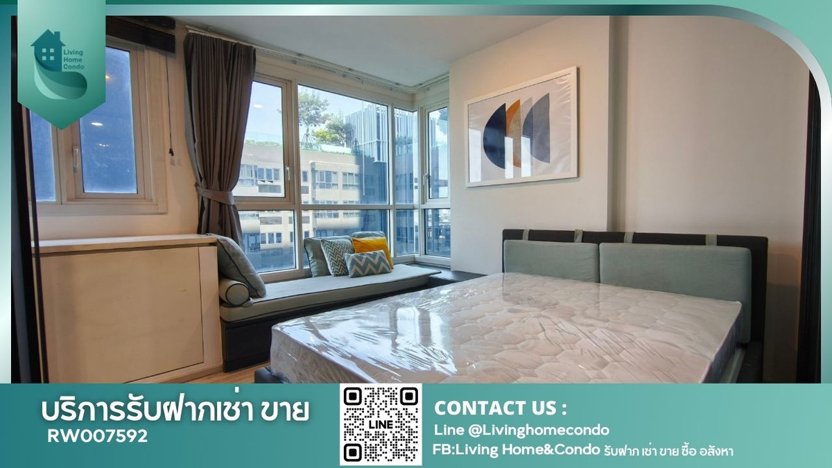 ให้เช่าคอนโด XT Huaikhwang By Sansiri เฟอร์นิเจอร์ และ เครื่องใช้ไฟฟ้าครบ ใกล้ MRT ห้วยขวาง RW007592 
