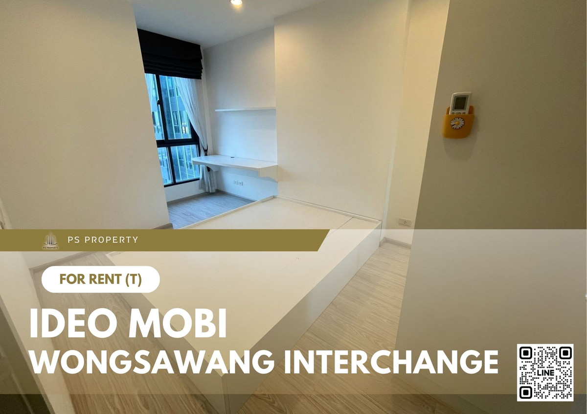 For rent 📍 IDEO Mobi Wongsawang Interchange 📍 Conveniently located near MRT Bang Son station. Fully furnished with appliances. For rent 📍 IDEO Mobi Wongsawang Interchange 📍 Conveniently located near MRT Bang Son station. Fully furnished with appliances.