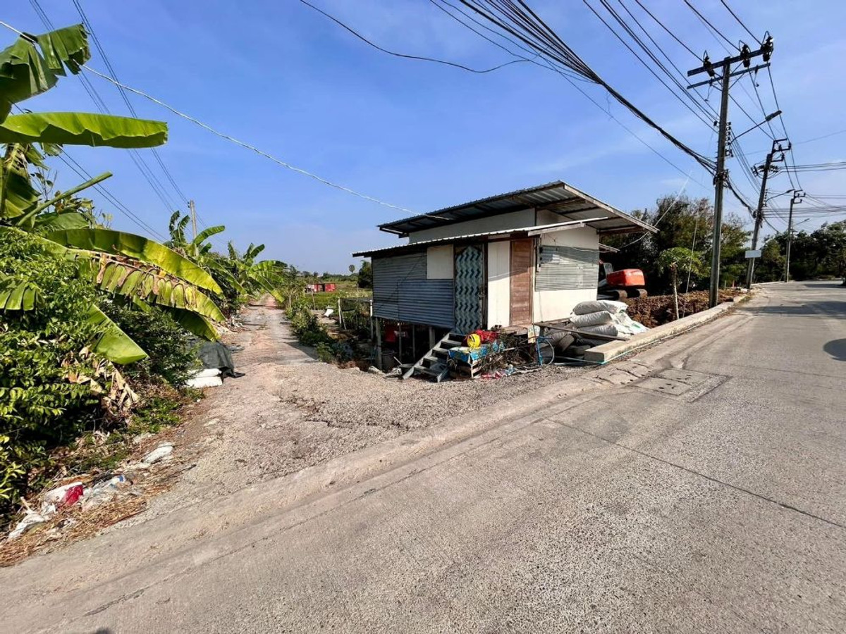ขายที่ดินพร้อมสิ่งปลูกสร้าง ทำเลทอง 2-2-5.5 ตร.ว. ติดถนนกาญจนาภิเษก อ.บางใหญ่ จ.นนทบุรี หลังโรงถ่ายกันตนา บางใหญ่ – รูปที่ 2