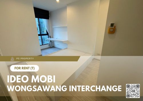 For rent 📍 IDEO Mobi Wongsawang Interchange 📍 Conveniently located near MRT Bang Son station. Fully furnished with appliances.