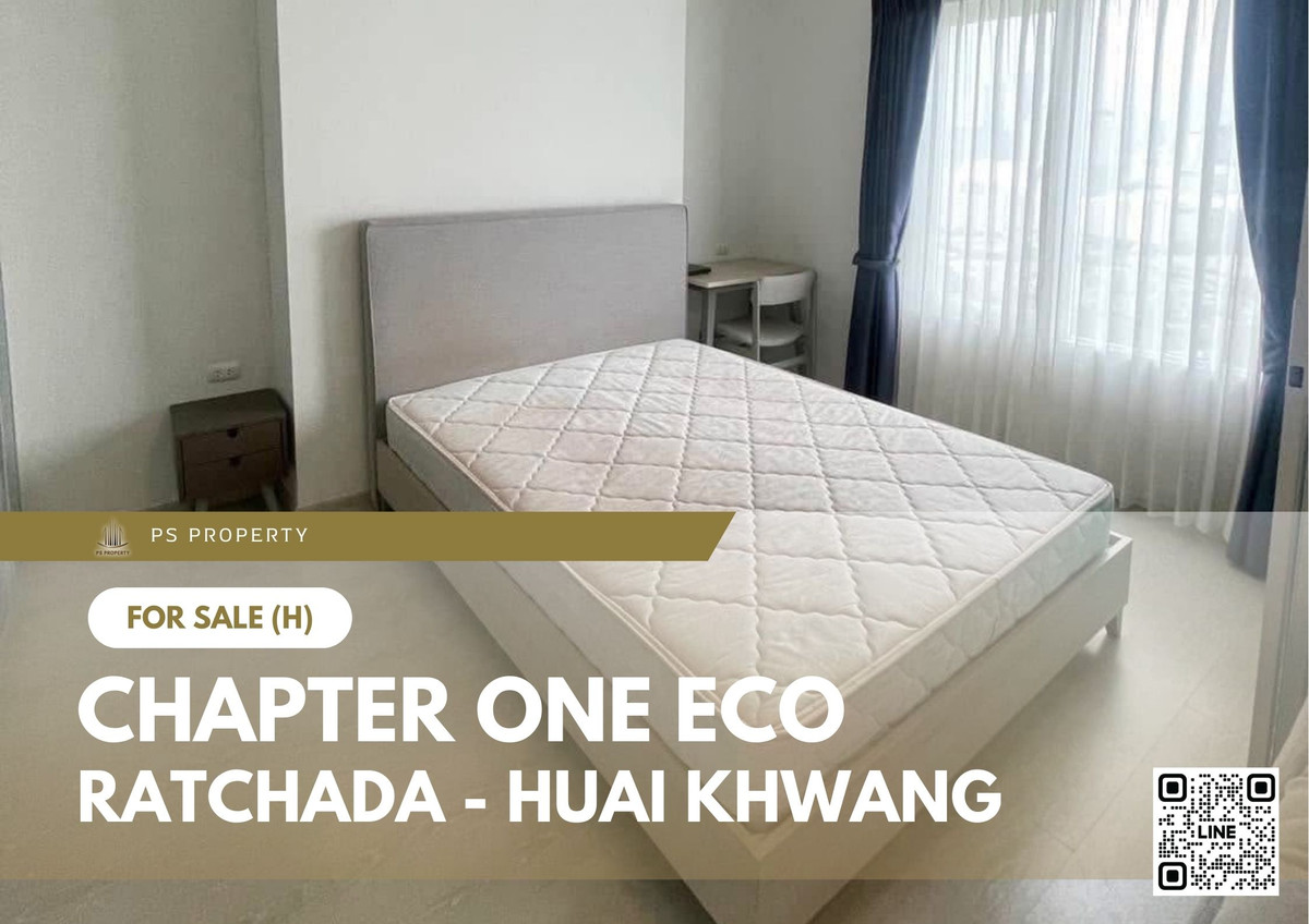 ขายด่วน 📍 Chapter One Eco Ratchada - Huai Khwang 📍 เฟอร์นิเจอร์ และ เครื่องใช้ไฟฟ้าครบ 