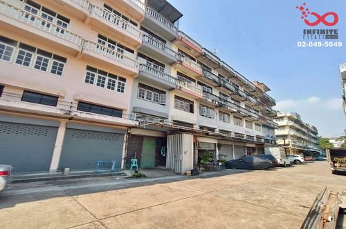 ขายอาคารพาณิชย์ 4.5ชั้น 2คูหา 30 ตรว. แจ้งวัฒนะ–ปากเกร็ด ซอยบุญศิริ ใกล้ MRT แยกปากเกร็ด