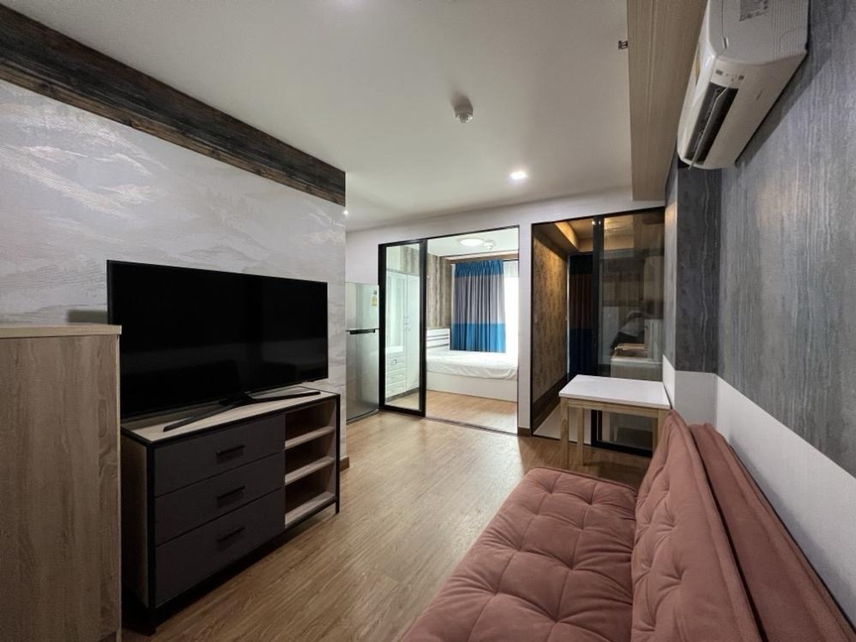 Selling below cost! Top 14 newly renovated rooms! South view, open view, 1 bedroom, 28 sq m, Knightsbridge, Sky City, Saphan Mai.