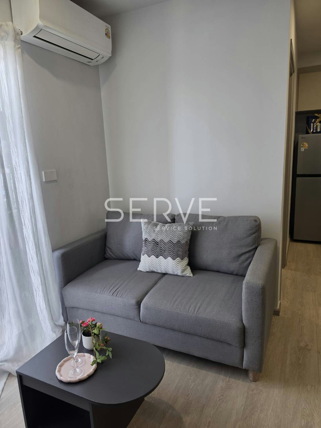 2 Bed 1 Bath Nice Room 34.82 sq.m. New Condo Good Location Next to BTS Khu Khot 100 m. at Nue Core Khu Khot Station Condo / For Rent – รูปที่ 3