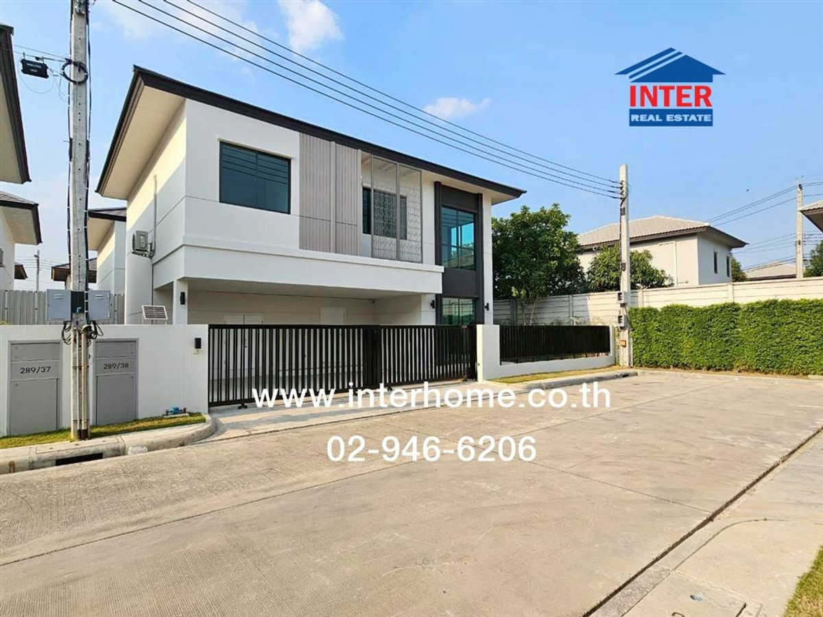 2-story detached house, 62.8 sq m, Anapana Chatuchot project, near Chatuchot Expressway. และสายไหมอเวนิว Kanchanaphisek Parallel Road, Khlong Sam Wa District, Bangkok